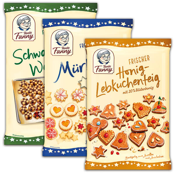 Frische Plätzchenteige
