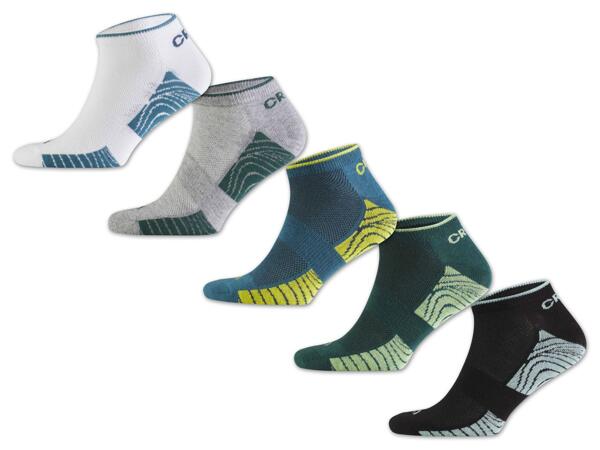 Damen/Herren Sneakersocken, 5 Paar