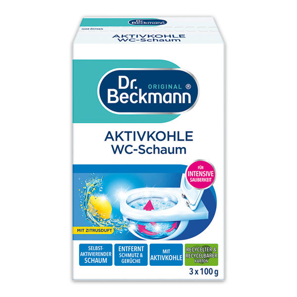 Aktivkohle WC-Schaum