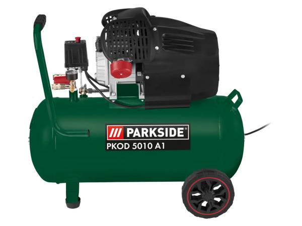 Twin cylinder air compressor 50l