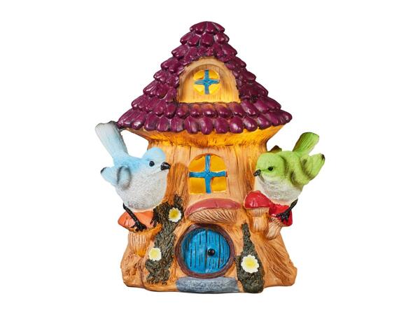 Livarno Home Decorative Solar-Powered Light - Cottage With Birds
