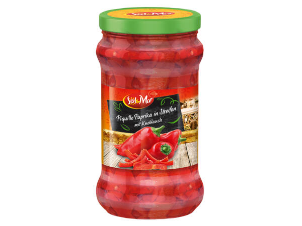 Piquillo Paprika in Streifen