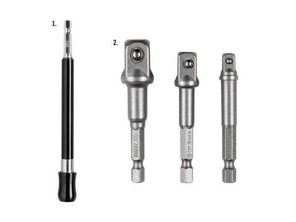 Porte-embouts/ adaptateurs quatre pans