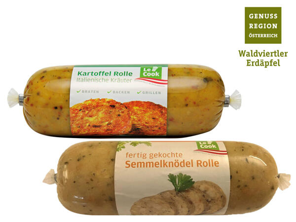 Semmelknödel- oder Kartoffelrolle