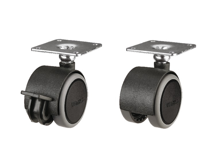 Furniture Castors Set, 4 or 8 pieces