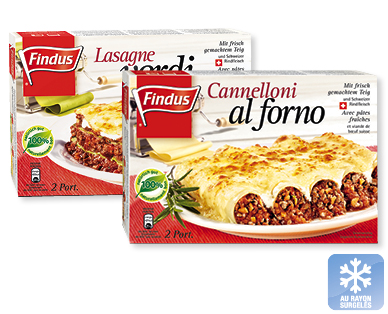 Lasagne verdi/Cannelloni al forno FINDUS(R)