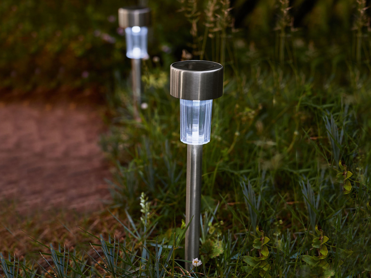 LED Solar Lights with Spike