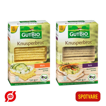Økologisk glutenfri knækbrød