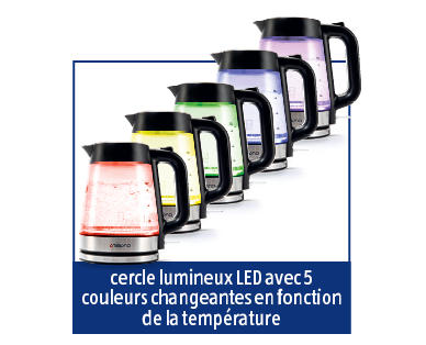 Bouilloire en verre AMBIANO