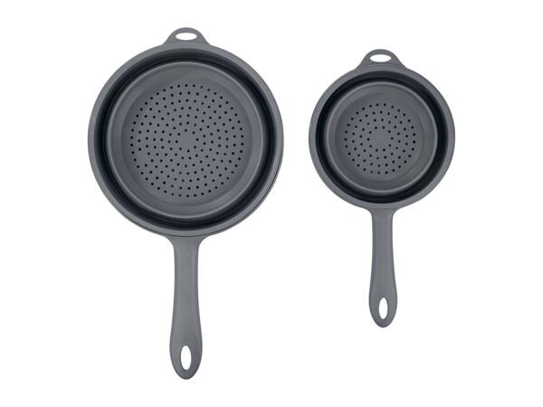 Livarno Home Foldable Kitchen Sieve - 2 Pack