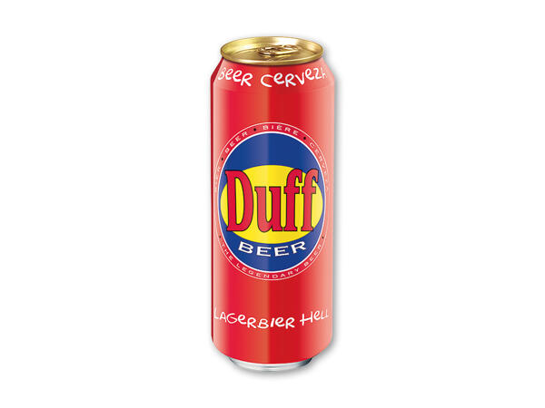 Budweiser eller Duff øl