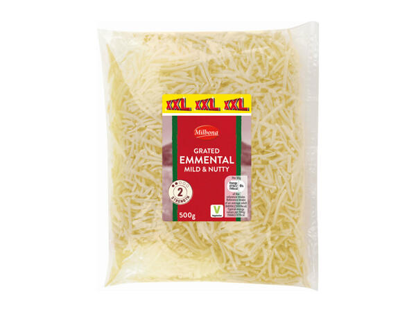 Milbona Grated Emmental Mild & Nutty
