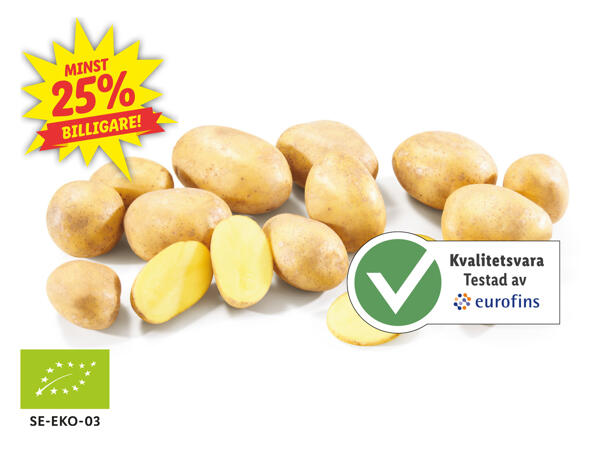 Ekologisk färskpotatis
