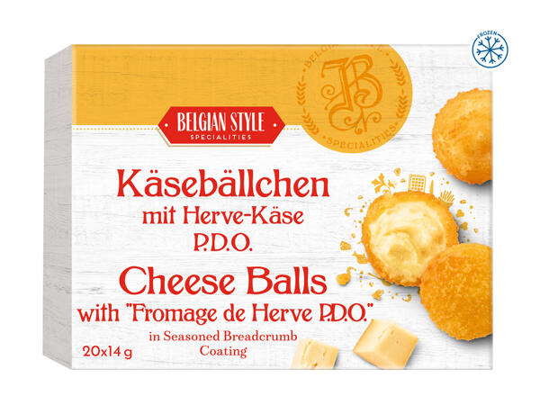 Belgian Style Cheese Balls with Fromage de Herve P.D.O.