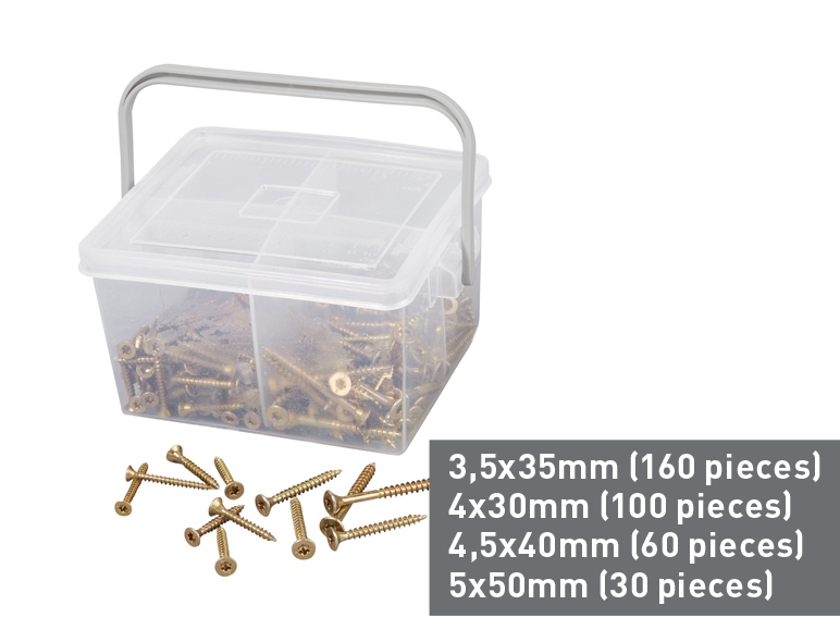 Set of Screws for Plasterboard or Chipboard