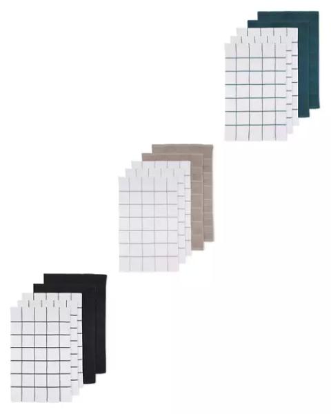 Terry Tea Towels 5 Pack