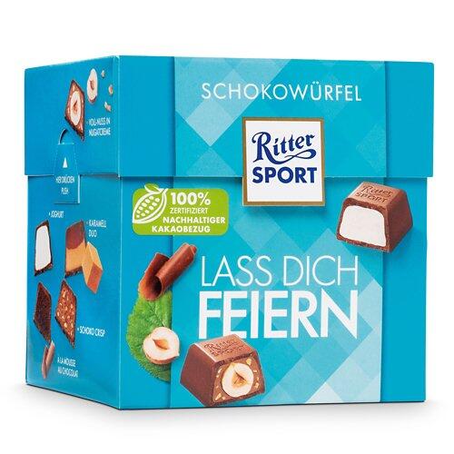 RITTER SPORT Schokowürfe, Lass dich feiern
