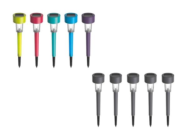 LIVARNO HOME(R) LED-solcellelampe 5-pak
