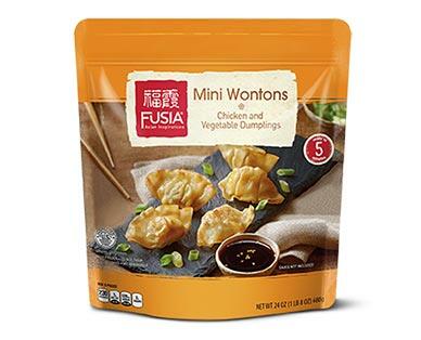Fusia 
 Mini Wontons Pork or Chicken