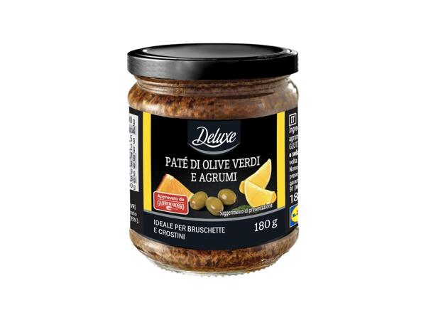 Green olives paté with citrus fruits