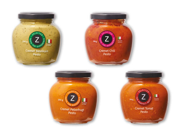Zelected cremet pesto