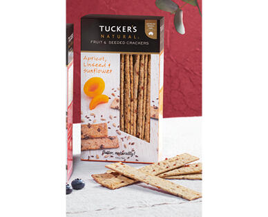 Tucker's Natural Fruit & Seeded Crackers – Apricot, Linseed & Sunflower ...