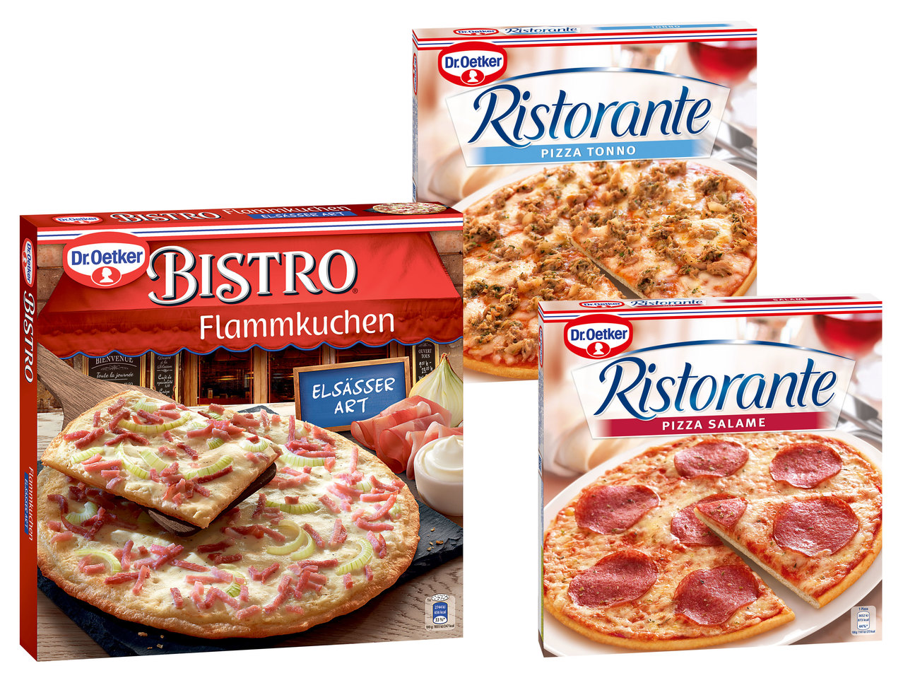 DR. OETKER Flammkuchen/Ristorante Pizza
