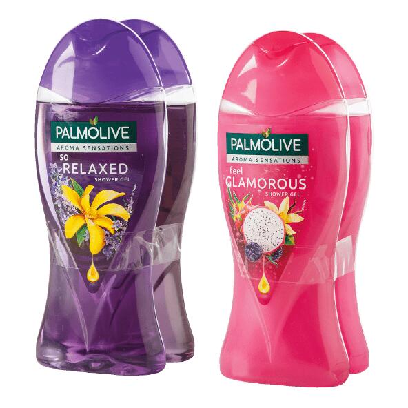 Gel douche Aroma Sensations Palmolive, 2 pcs