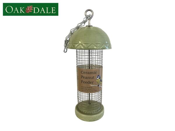 Oakdale Ceramic Bird Peanut Feeder