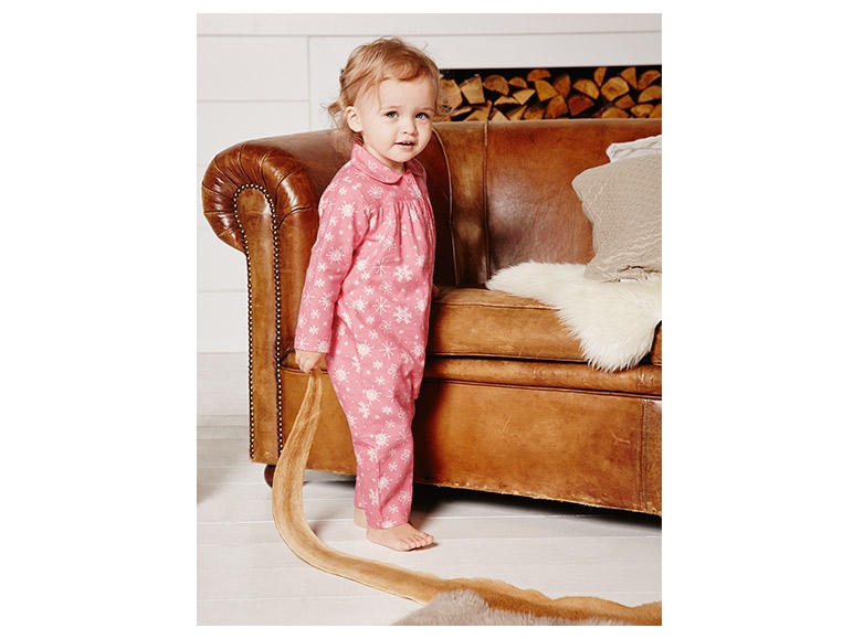 LUPILU Baby Girl Flannel Sleep Suit