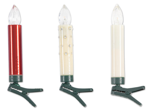 Kabellose LED-Christbaumkerzen, 15 Stück