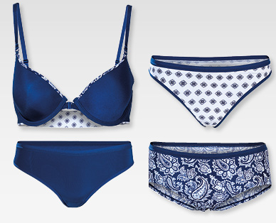 SKIN TO SKIN Damen-Wende-BH/Slips