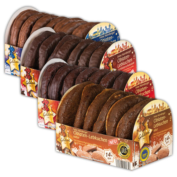 Feine Nürnberger Oblaten-Lebkuchen