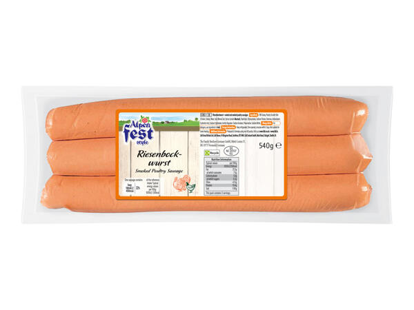 Alpenfest Giant Bockwurst