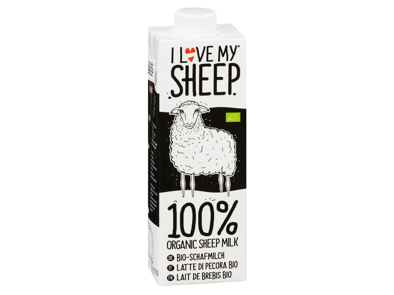 I LOVE MY SHEEP Haltbare Bio-Schafmilch