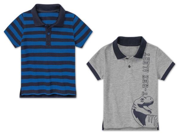 Kleinkinder Poloshirt, 2 Stück