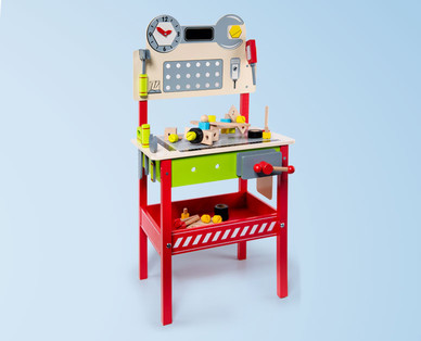 Kinder-Werkbank aus Holz