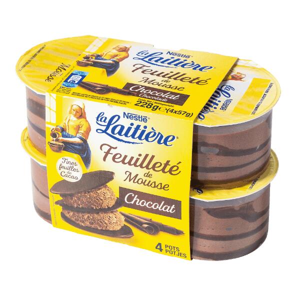 LA LAITIÈRE(R) Feuilleté de mousse, 4 st.