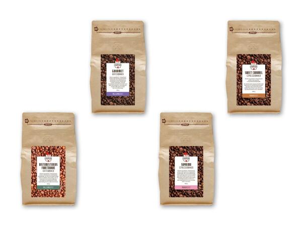 Ristemesterens hele kaffebønner