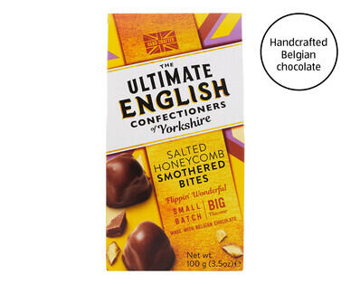 The Ultimate English Confectioners of Yorkshire Honeycomb Smothered Bites 100g