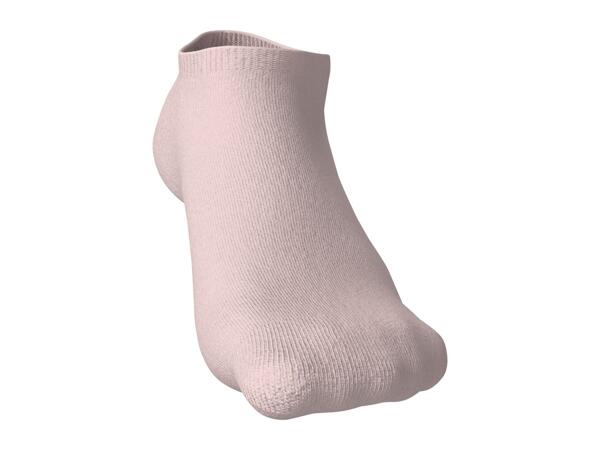 Ladies' Pink, Grey and Blue Trainer Socks - 5 Pairs