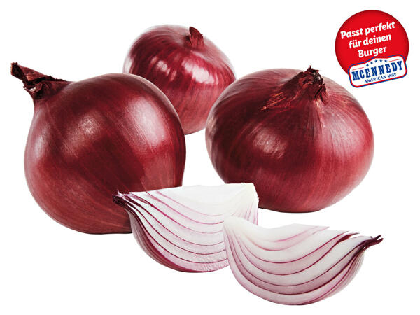 Zwiebeln rot