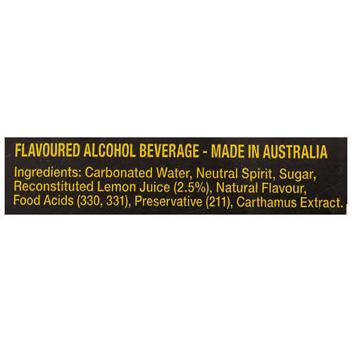 Lemonade & Vodka 4 Pack 375ml