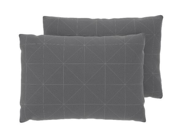 Potah na polštář z mikrovláknitého saténu, 50 x 60 cm, 2 kusy