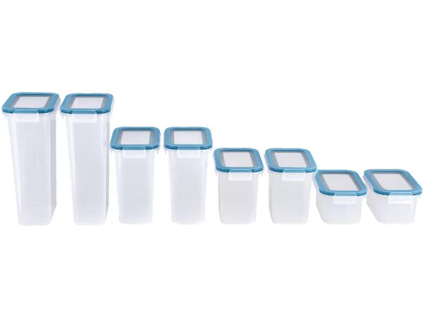 Förvaringsburkar, 8-pack
