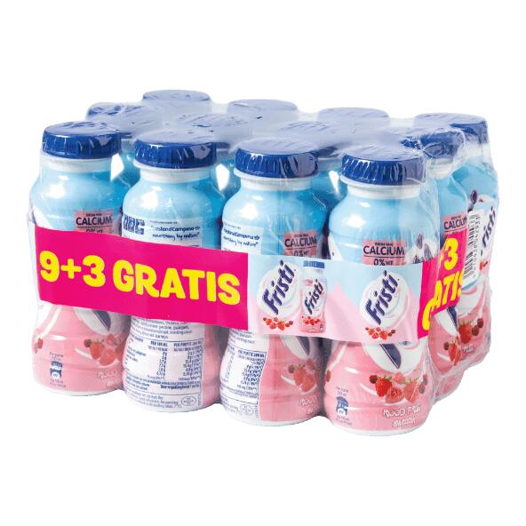 FRISTI(R) 				Yaourt à boire au goût de fruits rouges, 12 pcs