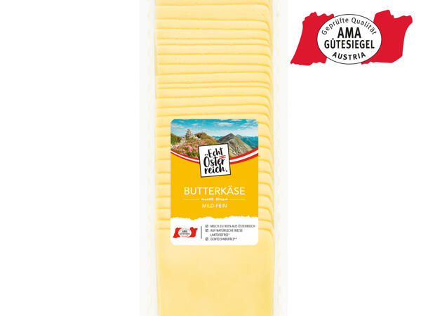 Butterkäse in Scheiben