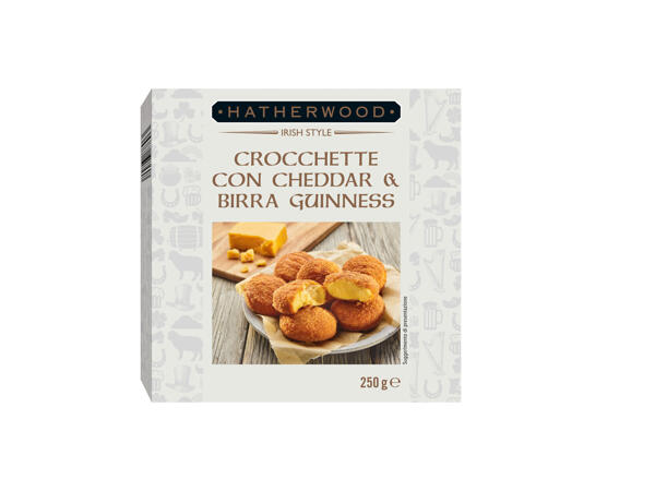 Cheddar Cheese Croquettes with Guinness Beer