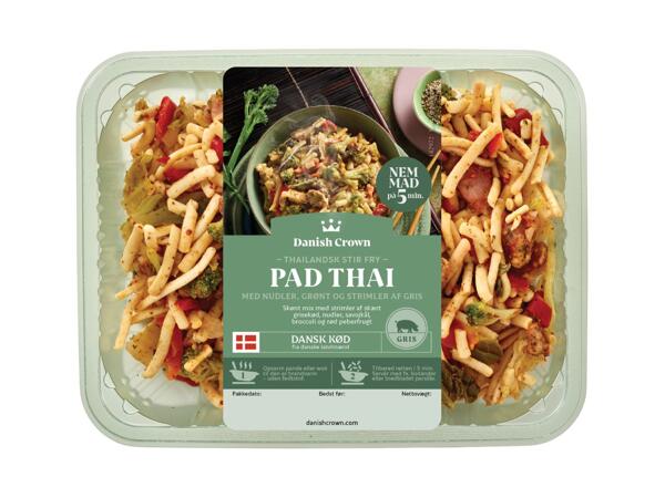 Panang- eller pad thai-inspireret færdigret