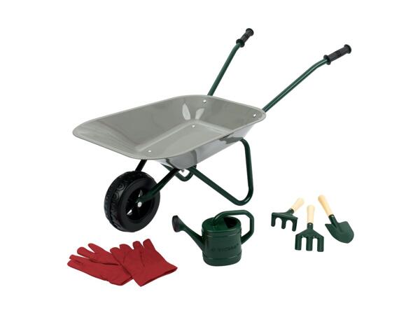 Schubkarre mit Gartenwerkzeug, 7-tlg.
